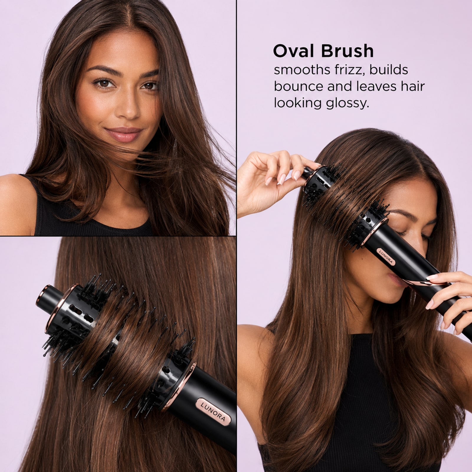 Premium 5-in-1 Hair Kit Black / Rose Gold · 5-in-1